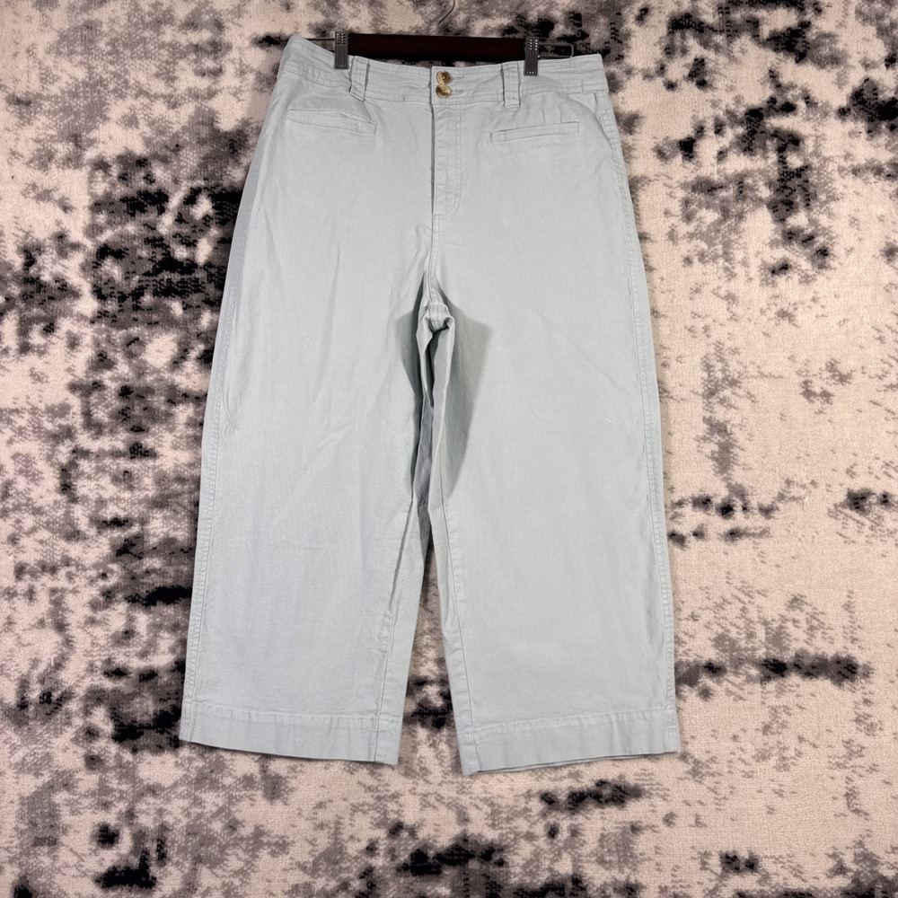 A New Day Pants Womens Size 14 Baby Blue Wide Leg Boho Hippie Stretch Bohemian
